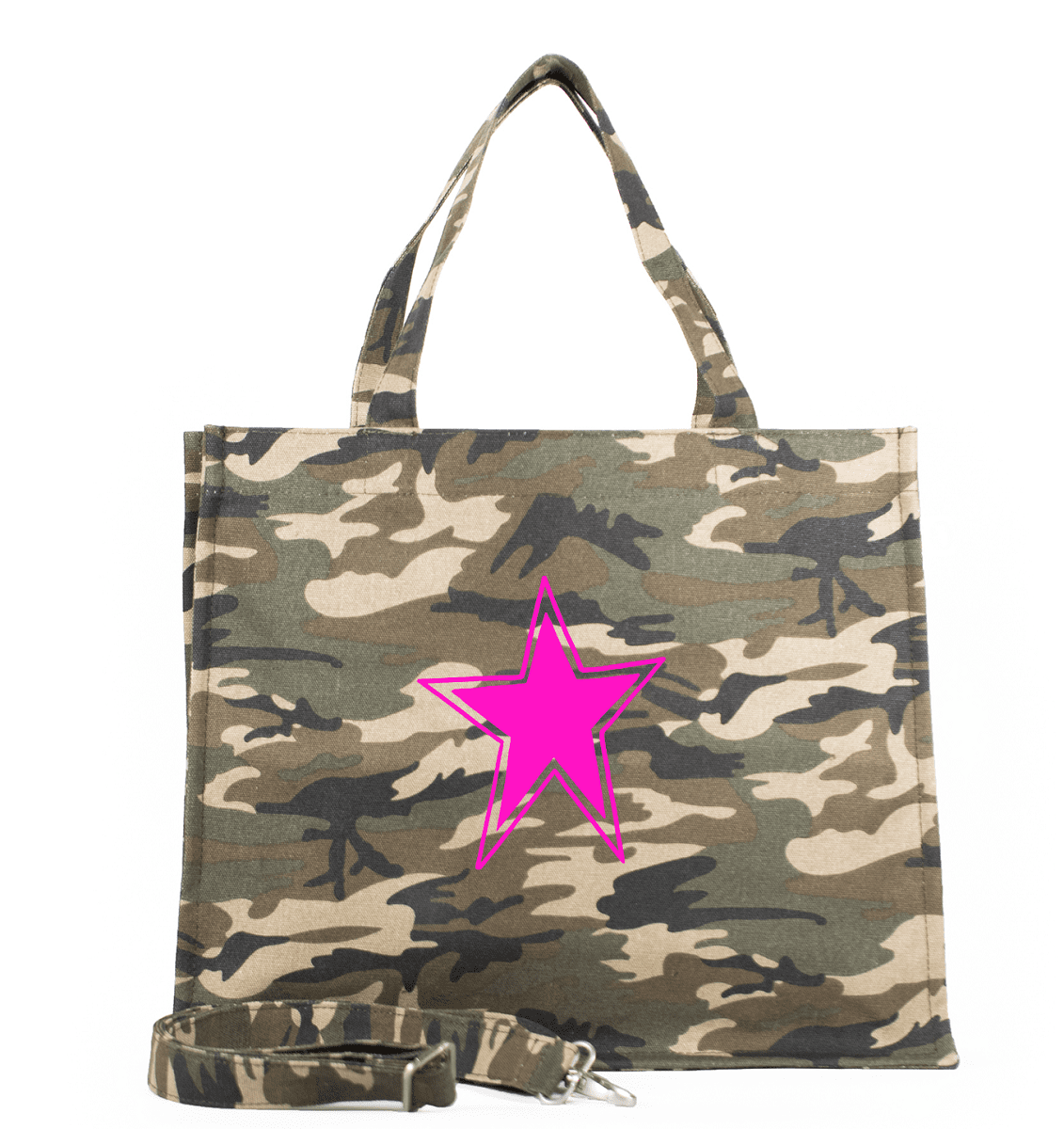 classic camo mag tote