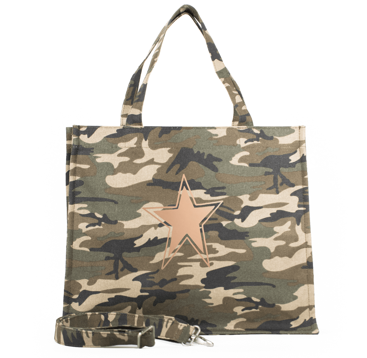 classic camo mag tote