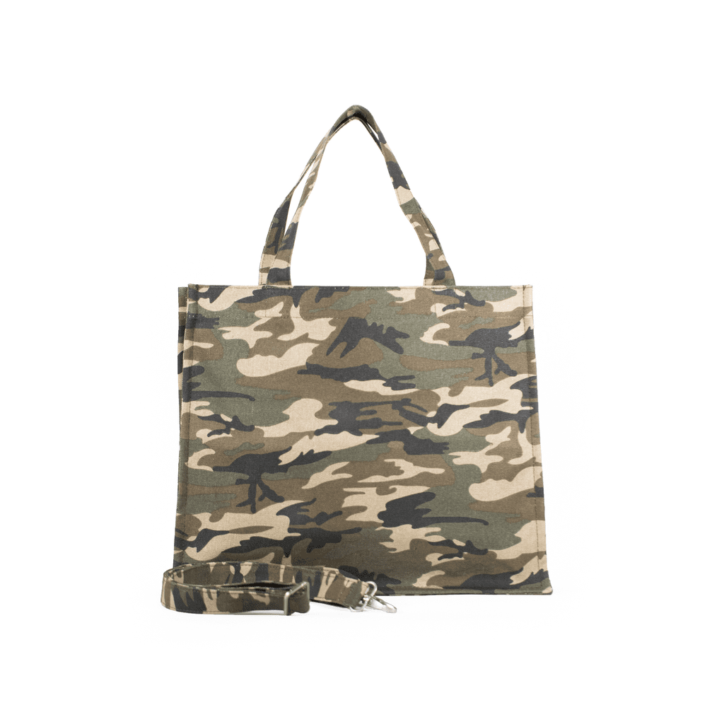 classic camo mag tote