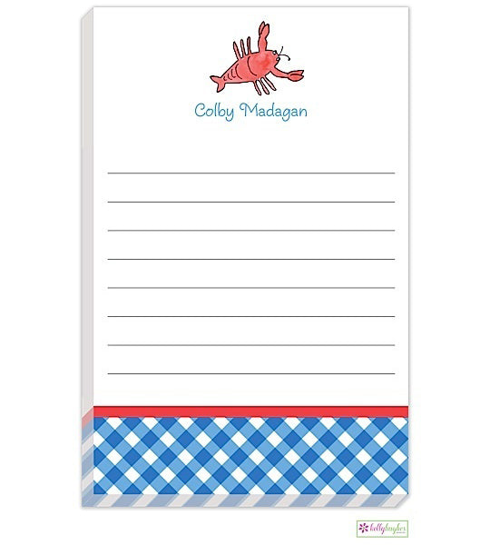 personalized - catch of the day notepad