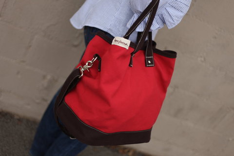 charlie sr. bucket bag by henry brown