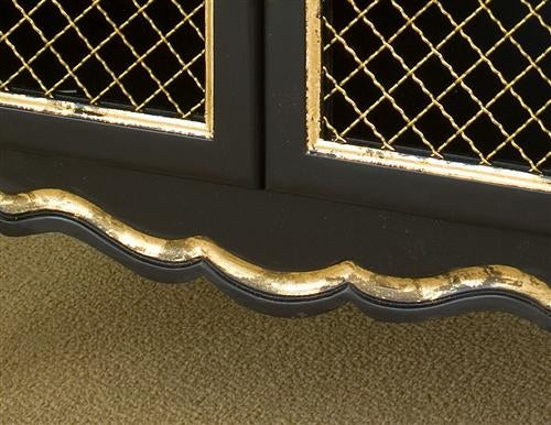 country french night table (black - gilding)