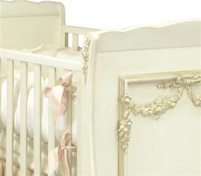 cottage floral crib (versaille creme)