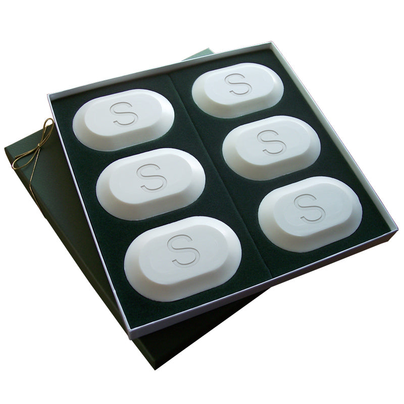 endless lather personalized gift soaps (set of 12) : single initial
