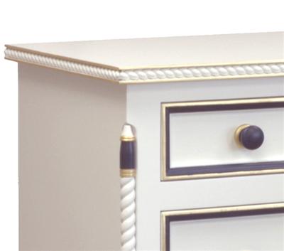 evan chest (antico white avy/gold gilding)