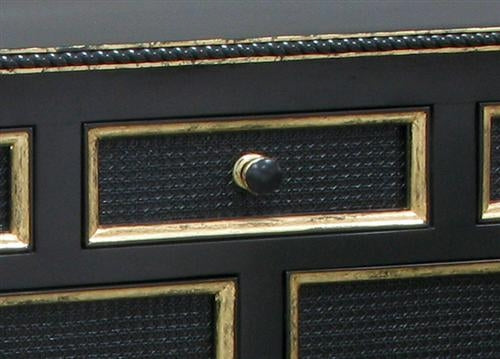 evan dresser with gold gilding
