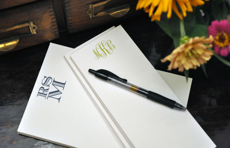 executive notepads a la carte by haute papier