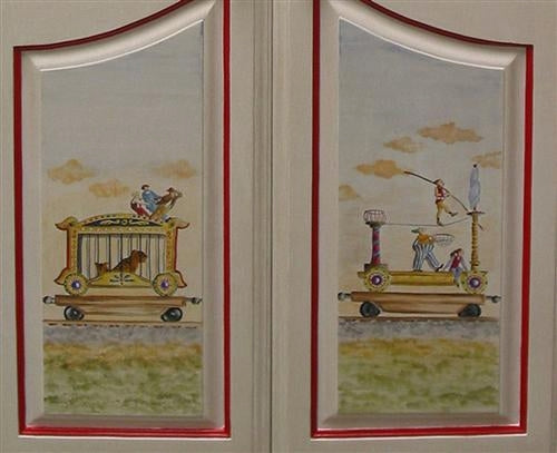 french full door armoire (circus)