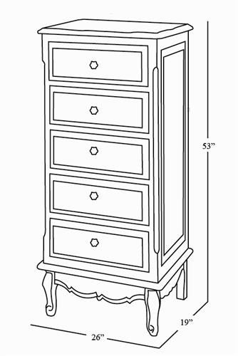 french lingerie chest