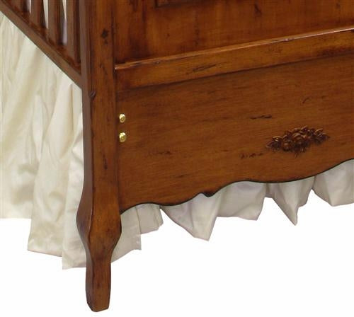 french panel crib (chateau)