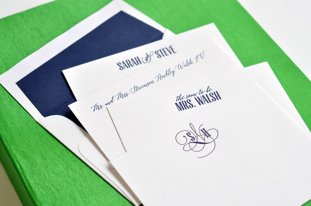grand green silk stationery box - g4