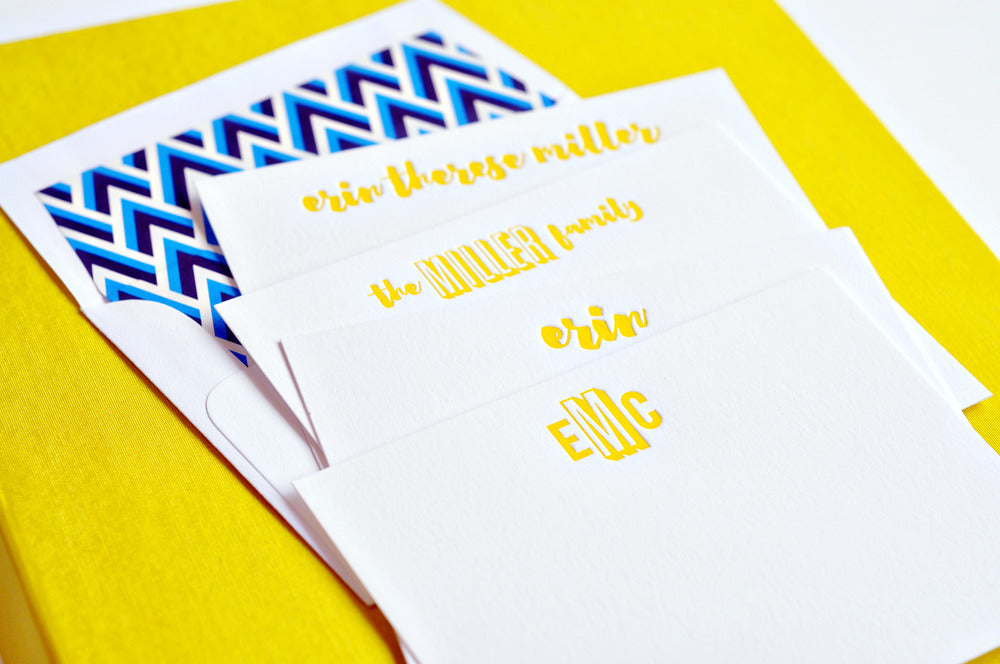 grand yellow silk stationery box - g1
