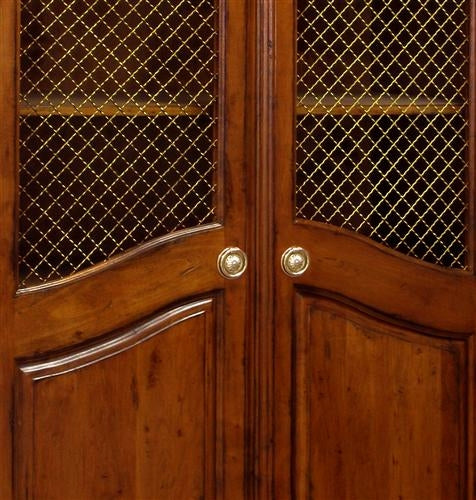 grand armoire - wire mesh doors (chateau)