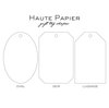 haute papier letterpress gift tag t75
