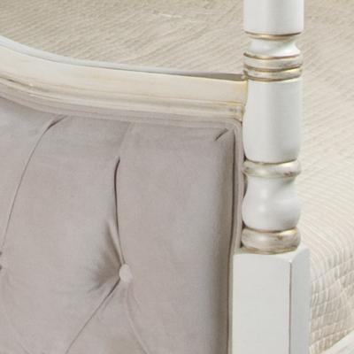 kristina queen bed - tufted upholstered