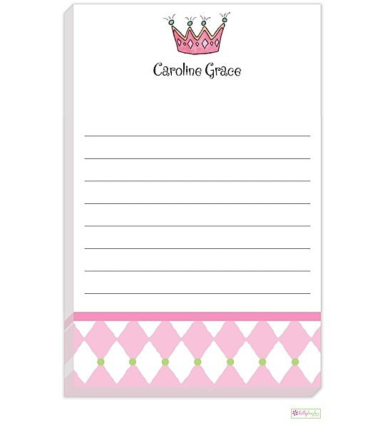 personalized - little princess notepad
