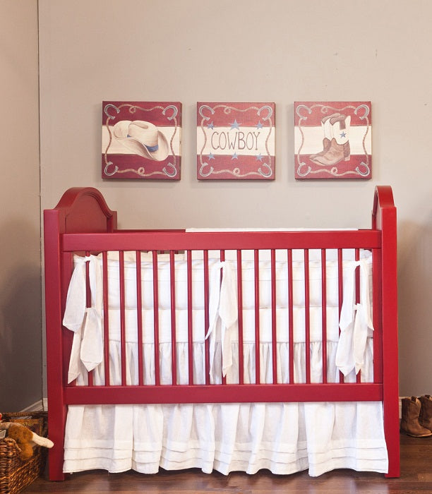 san sebastian crib linens (custom colors available) (contact us for pricing)