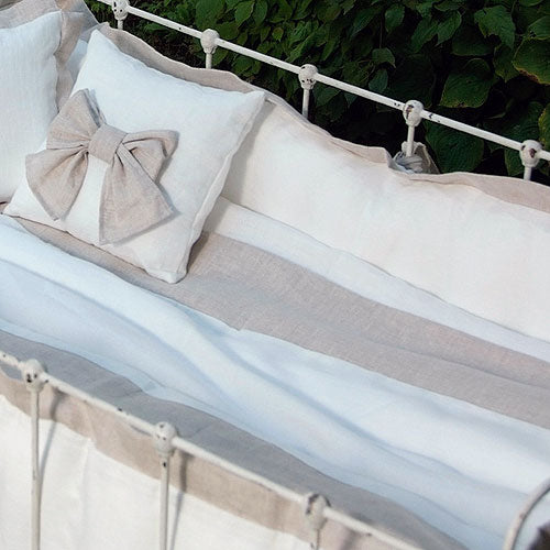 avignon crib bedding (custom colors available) (contact us for pricing)