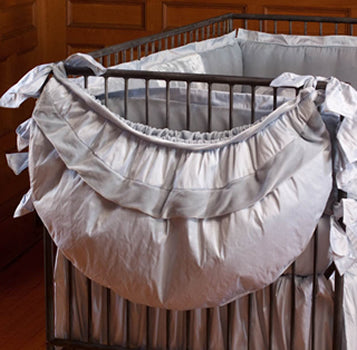 crib toy bag - silk