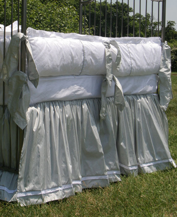 manhattan crib skirt (contact us for pricing)
