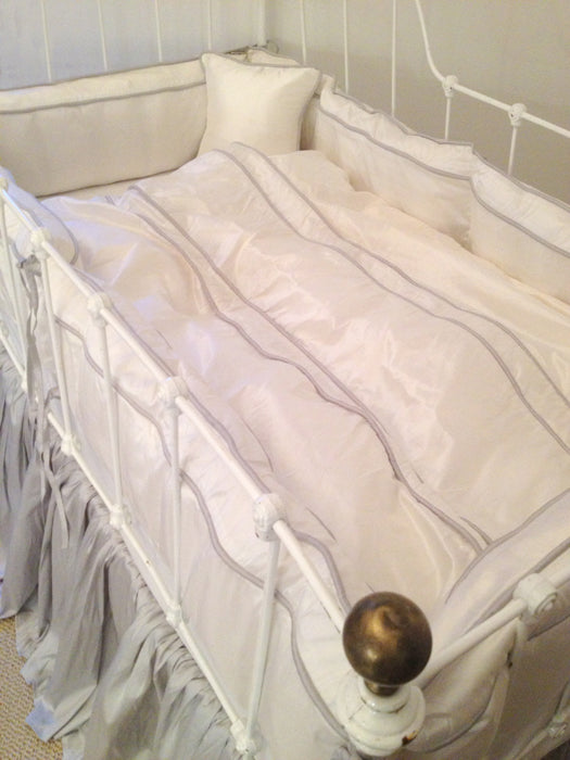 lulla smith milan crib bedding (contact us for pricing)