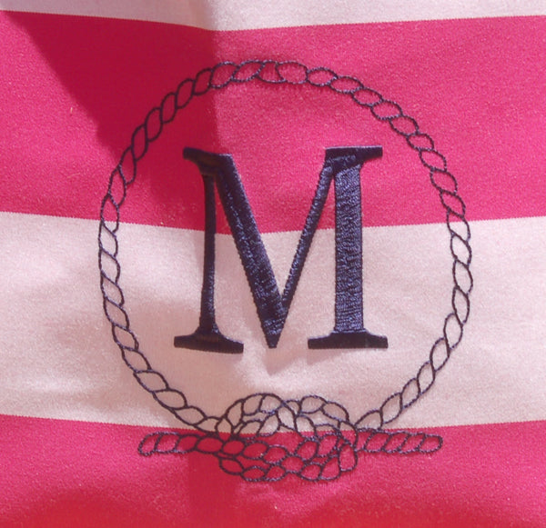 monogrammed gg stripe canvas bag