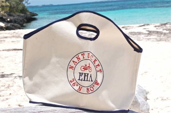 gg "nantucket" stamp travel bag (customizable)