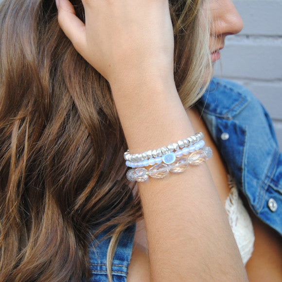 Customize Your Charm - Opal Crystal Classic Charm Bracelet