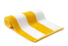 personalized beach towels - cabana wide stripe (not hooded)