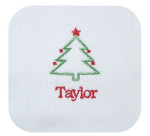 personalized christmas layette set