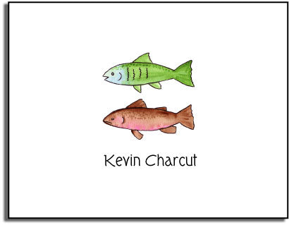 personalized everyday notes gone fishing