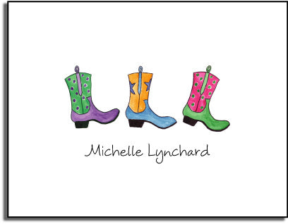 personalized everyday notes - rhinestone cowgirl