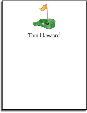 personalized everyday notes tee it up