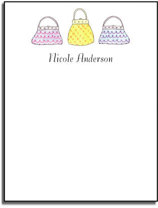 personalized everyday notes vintage bags