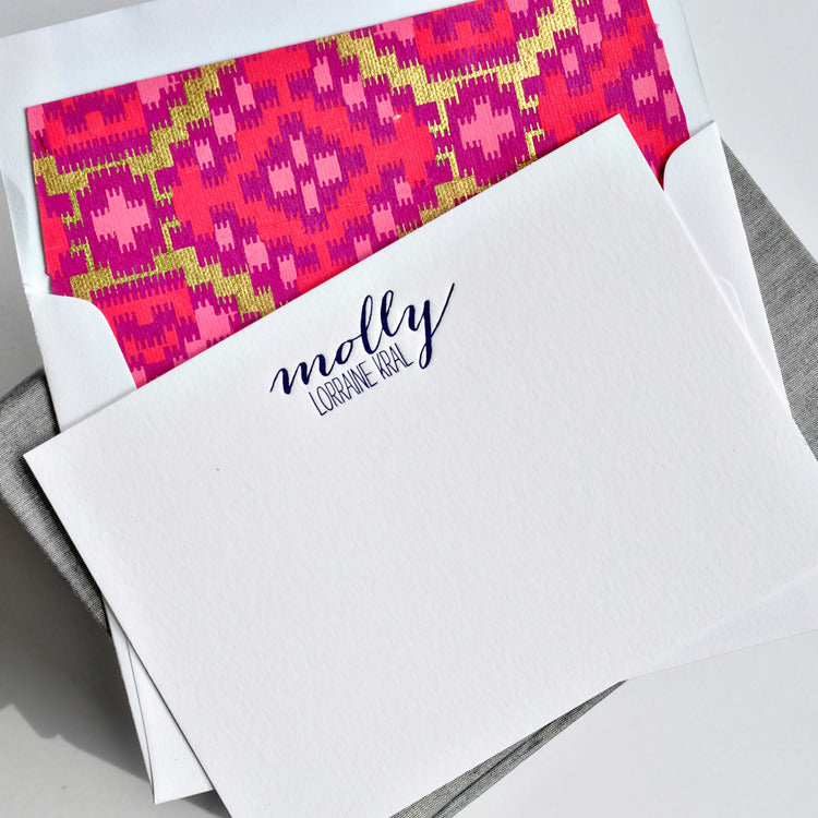 petite silver silk stationery box - p7