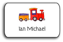 personalized stickers choo choo