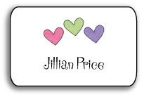 personalized stickers hearts are wild