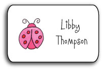 personalized stickers little ladybug
