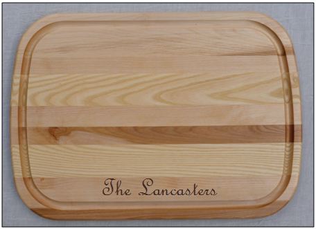personalized wooden carving board (large)