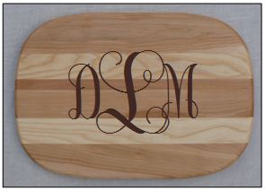 personalized wooden chopping board (medium)