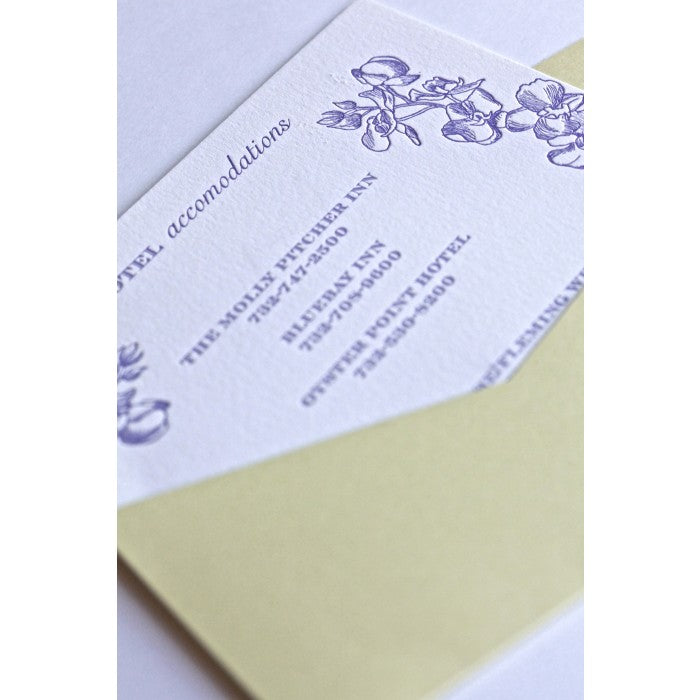 adrienne & michael save the date card