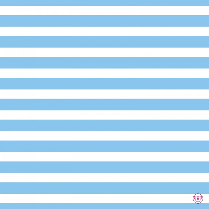 flat print baby announcement - baby buggy blue