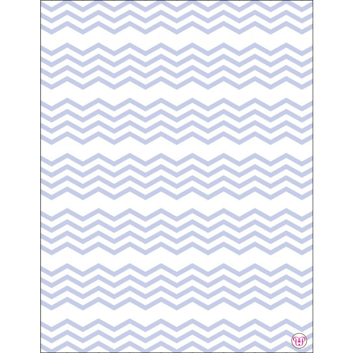 flat print baby announcement - baby waves blue