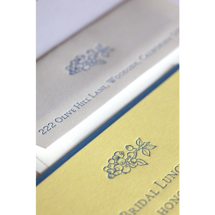 blueberry bride invitation baby showers