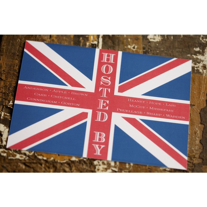 british flag cocktail & dinner parties