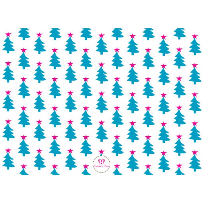 o christmas tree teal holiday cards