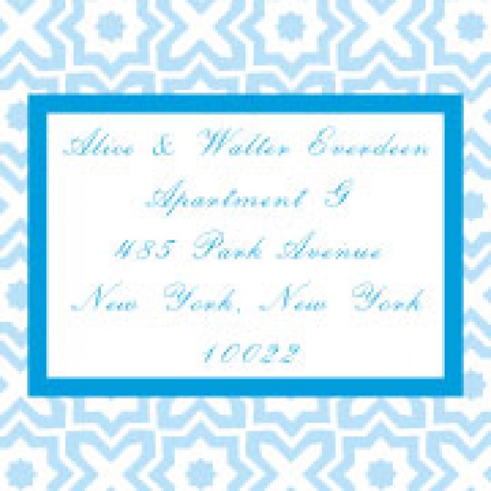 cross my heart blue baptism invitations