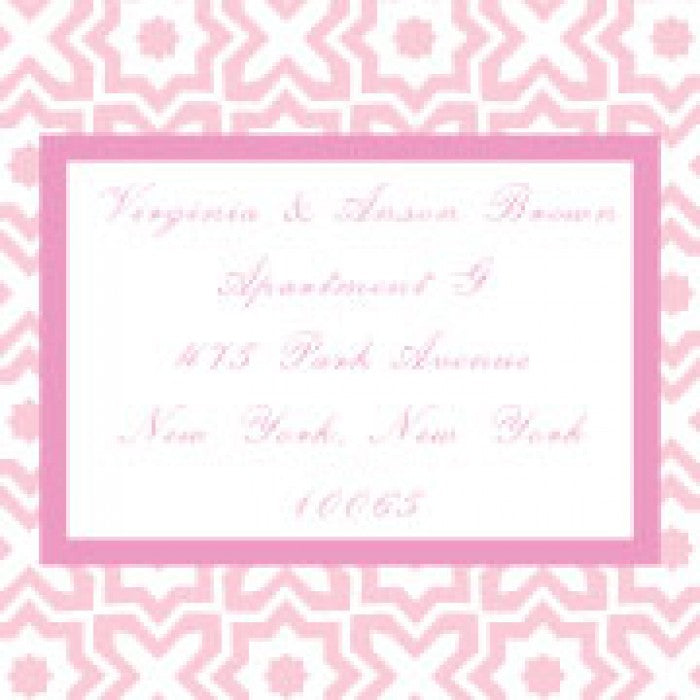 cross my heart pink baptism invitations