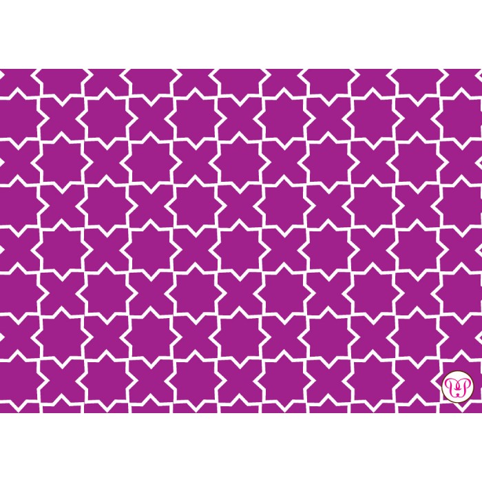 cross & octagon pattern enclosure card