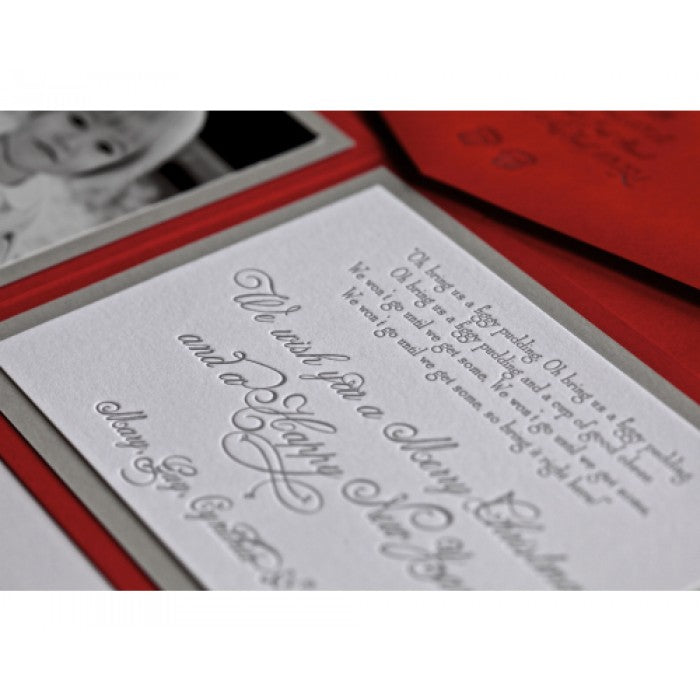 figgy pudding holiday card